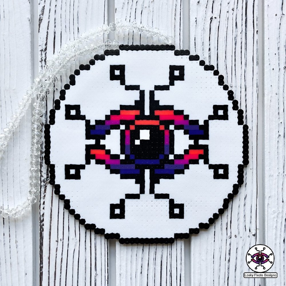 Leaky Pixels Perler Necklace
